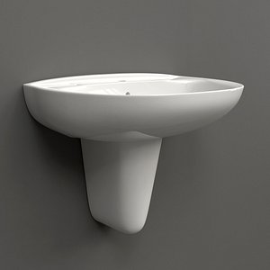 3d roca victoria basin semi-pedestal model
