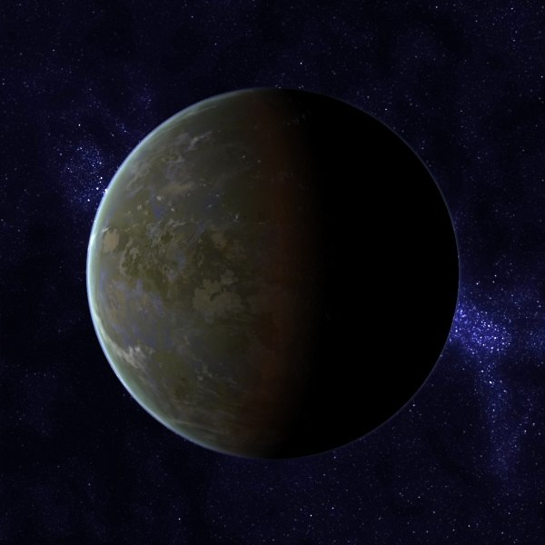 acidic planet earth class 3d model