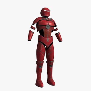 3d armor sci fi model