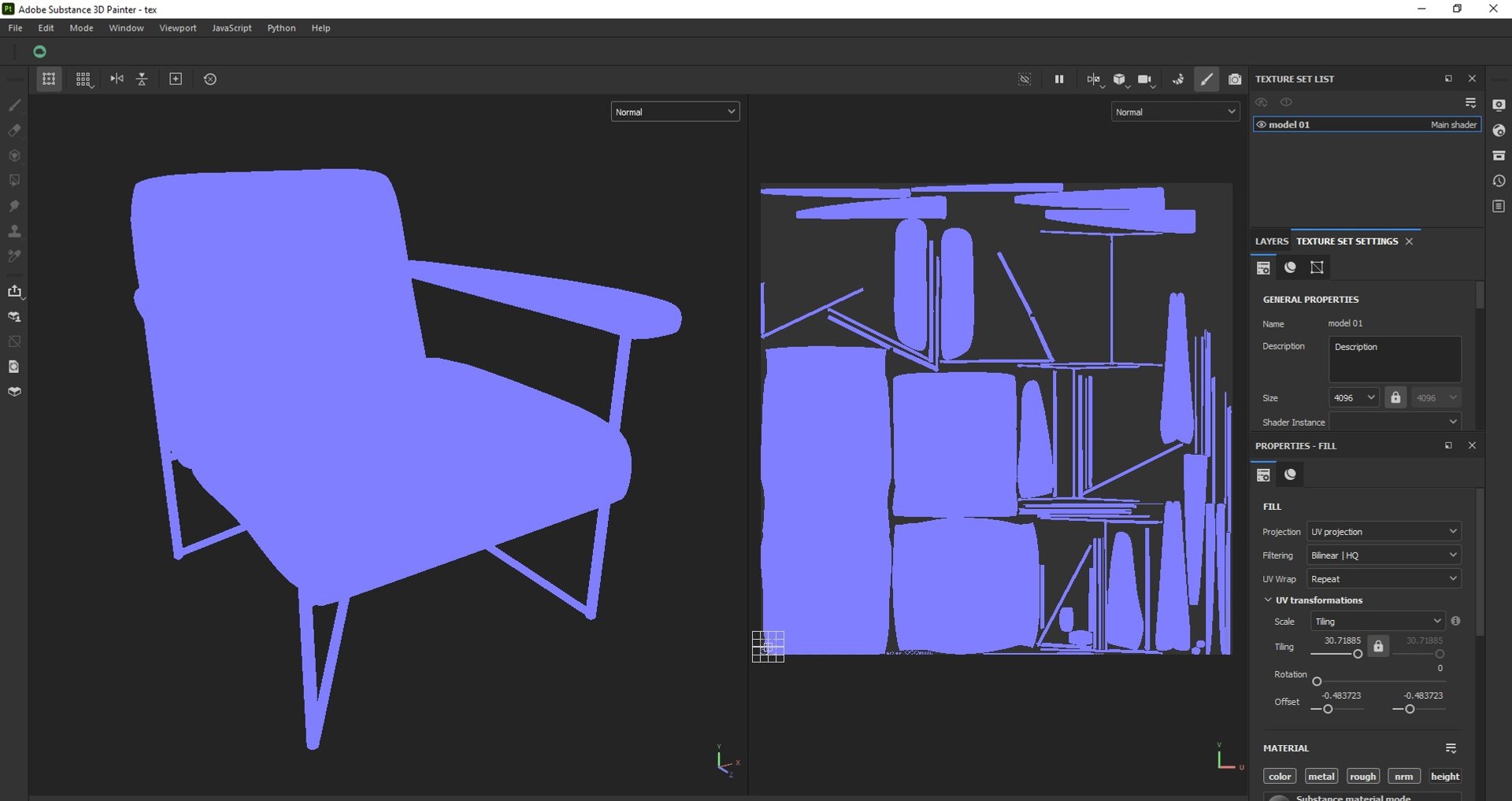 3D Modern Accent Chair Model - TurboSquid 2369068