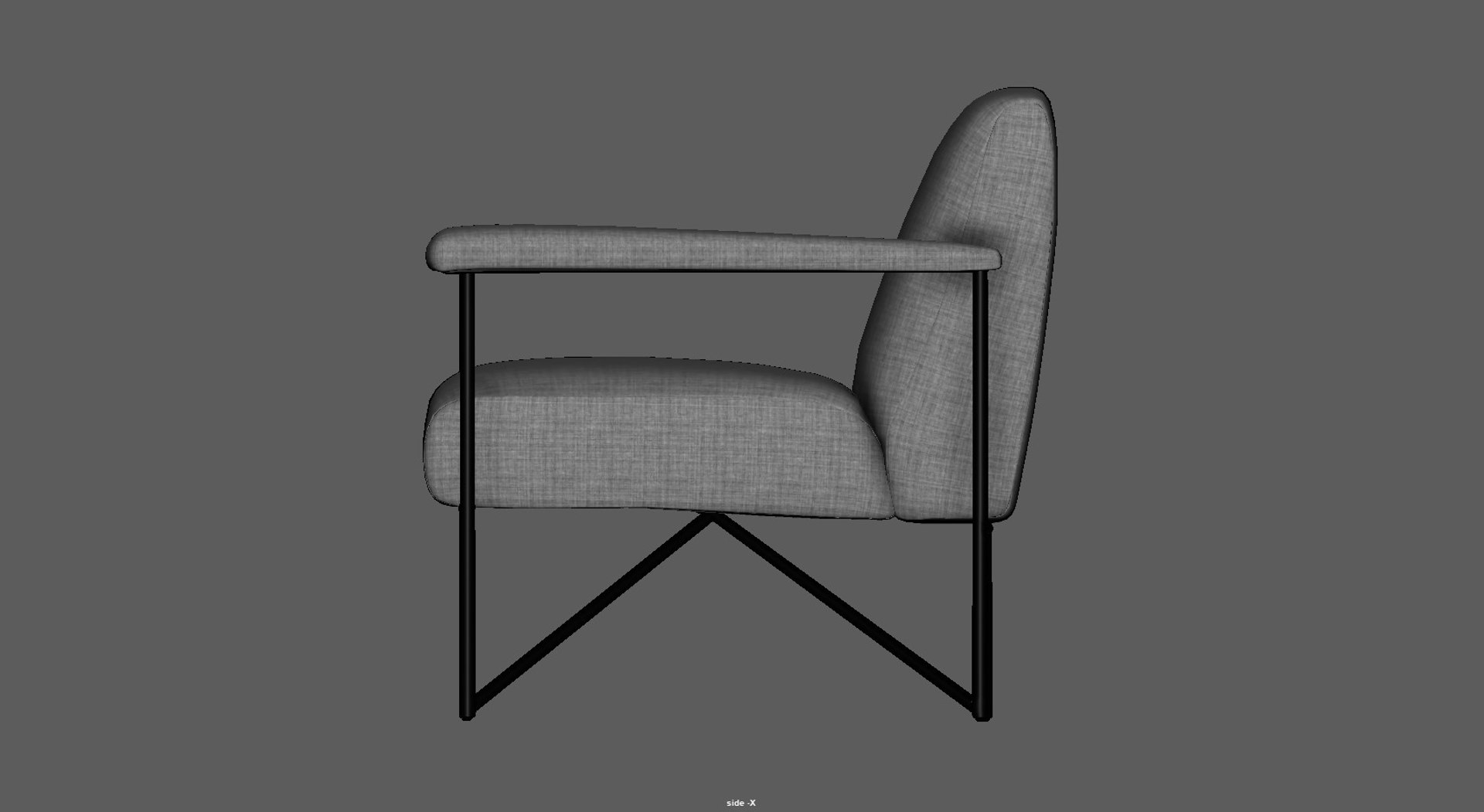 3D Modern Accent Chair Model - TurboSquid 2369068