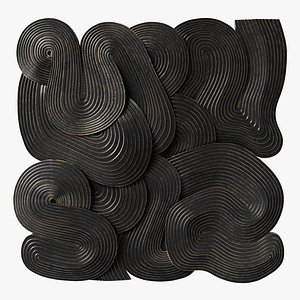 3D Abstract sculpture by Jim Gaylord Saga model