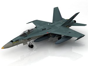 3D FA-18E Super Hornet model