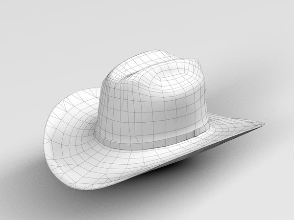 Realistic cowboy hat 3D model - TurboSquid 1588732