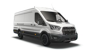 3D Ford Transit Van L4H2 Trail 2021 model