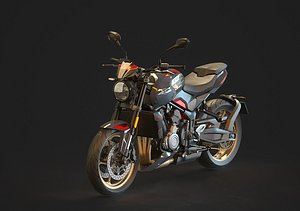 Base model Triumph Trident 800 2026 3D model