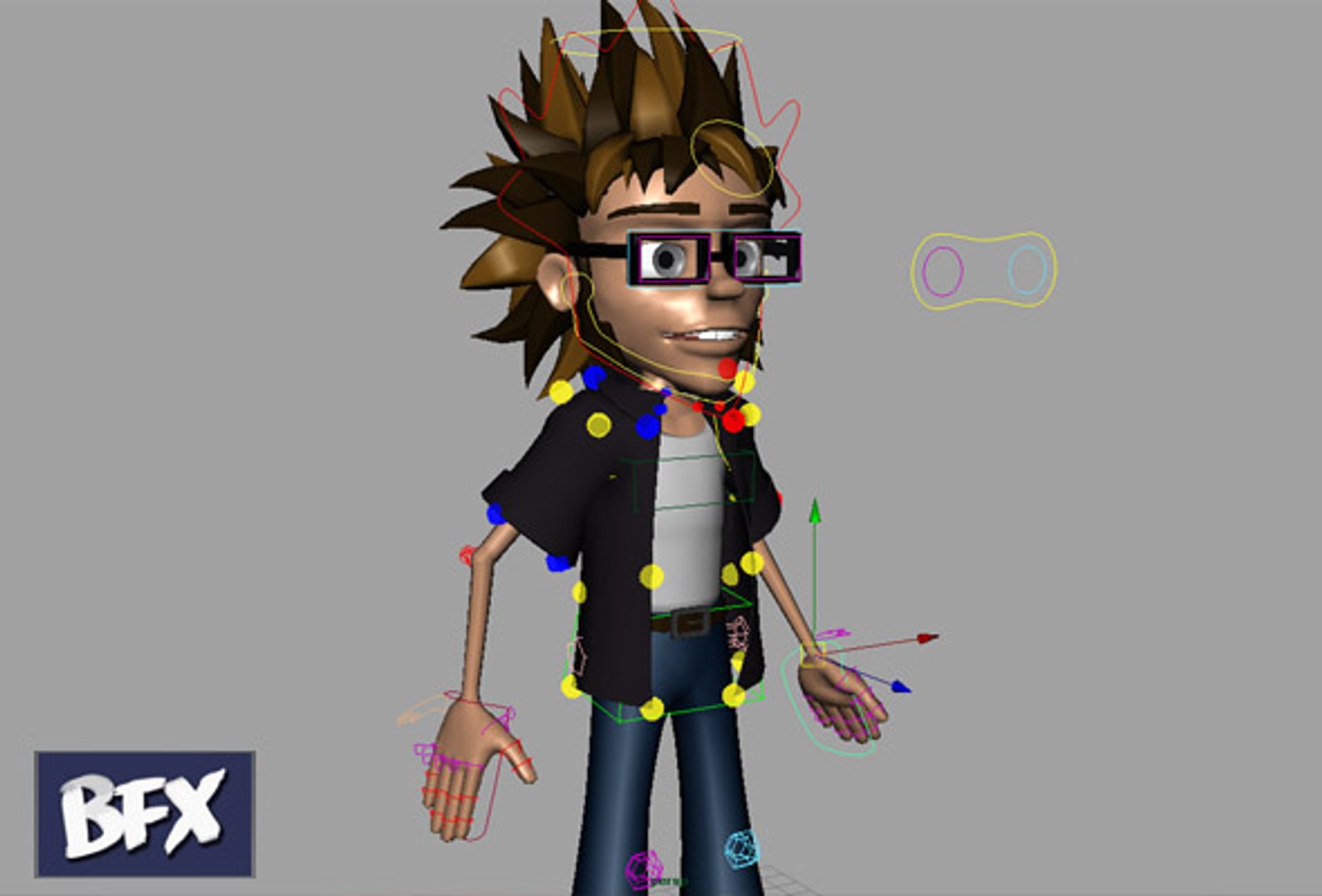 Animation Rig 3d Ma