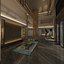 O lobby do hotel