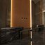 O lobby do hotel