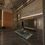 O lobby do hotel