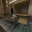O lobby do hotel