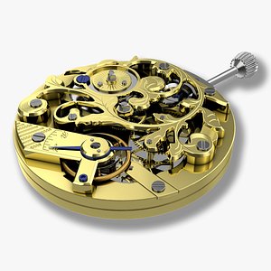 Antique Pocket Watch Movement New Rigged