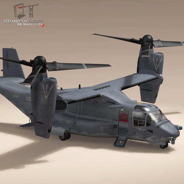 3d v-22 osprey usaf helicopter