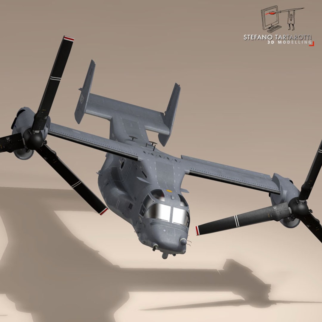 3d V-22 Osprey Usaf Helicopter