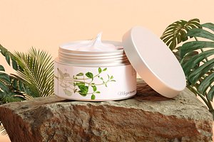 3D model Cosmetics cream jar 3D model