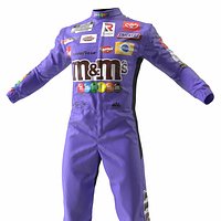 Toyota NASCAR Fire-Resistant Race Suit MMs Purple