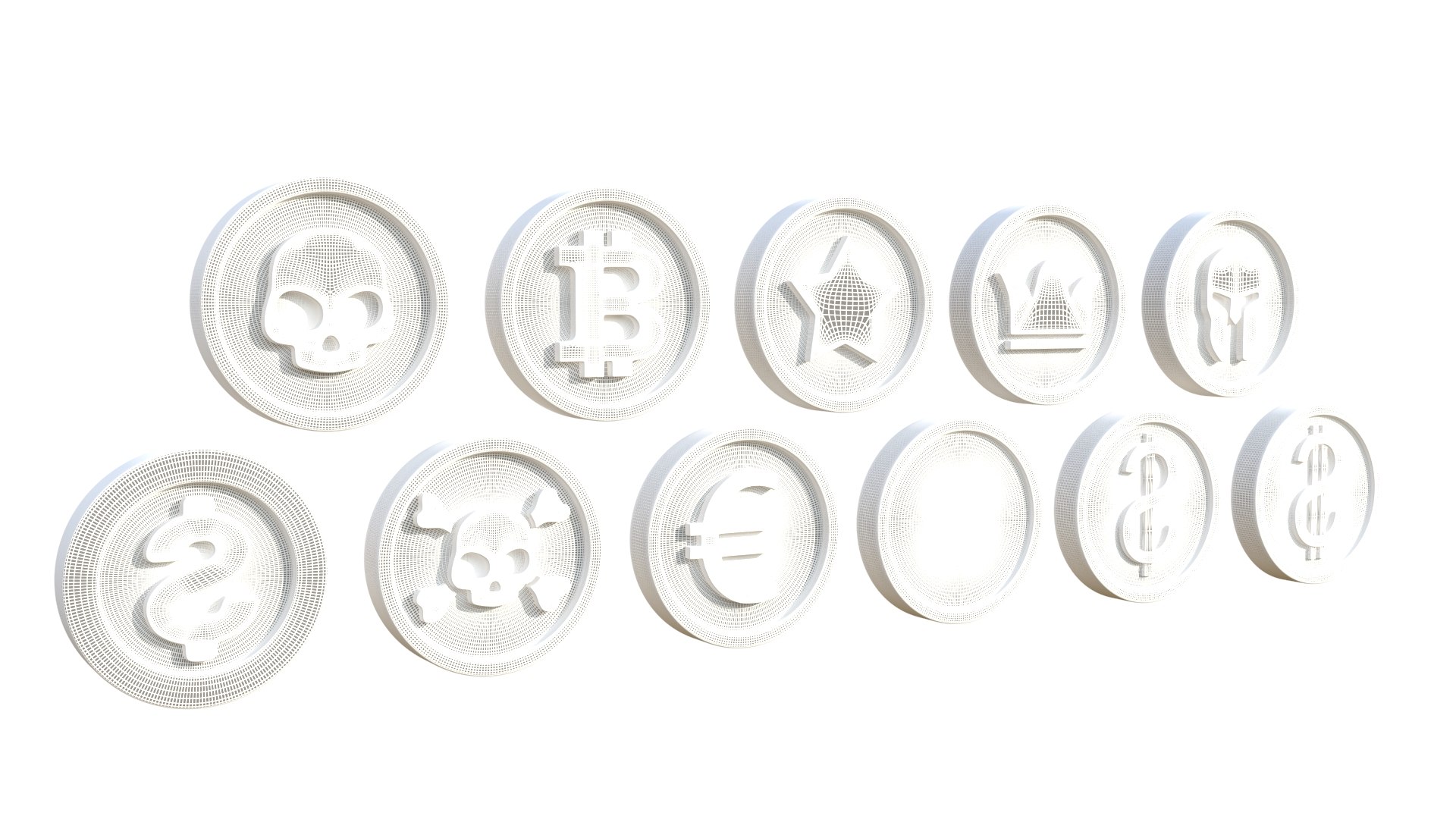 3D Coins Model - TurboSquid 2285828
