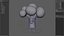 Personaje de dibujos animados Broc Rigged