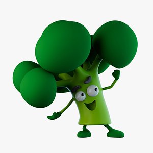 3D Broc Rigged Cartoon Character