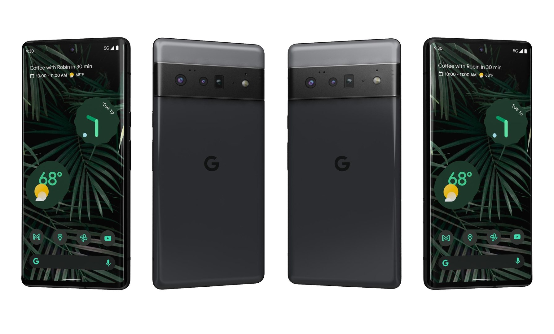 3D Model Google Pixel 6 Pro Stormy Black - TurboSquid 2000576