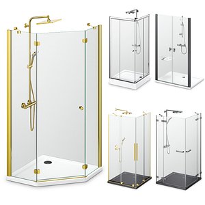 Cabin showers Radaway set 163 3D model