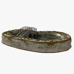 3D pond nature architecture