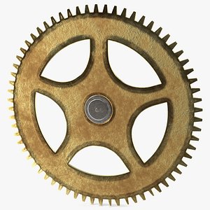 3D Clock Cogwheel