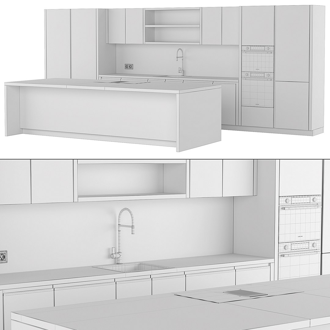 Kitchen 17 Model - TurboSquid 2150870