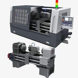 cnc machine tool 02 3D model