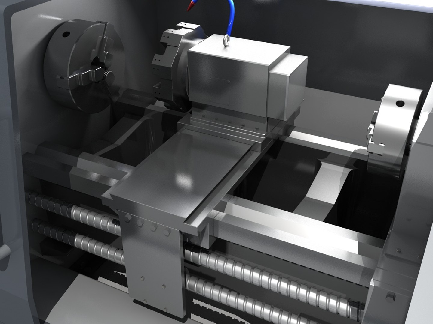 Cnc Machine Tool 02 3D Model - TurboSquid 1193892