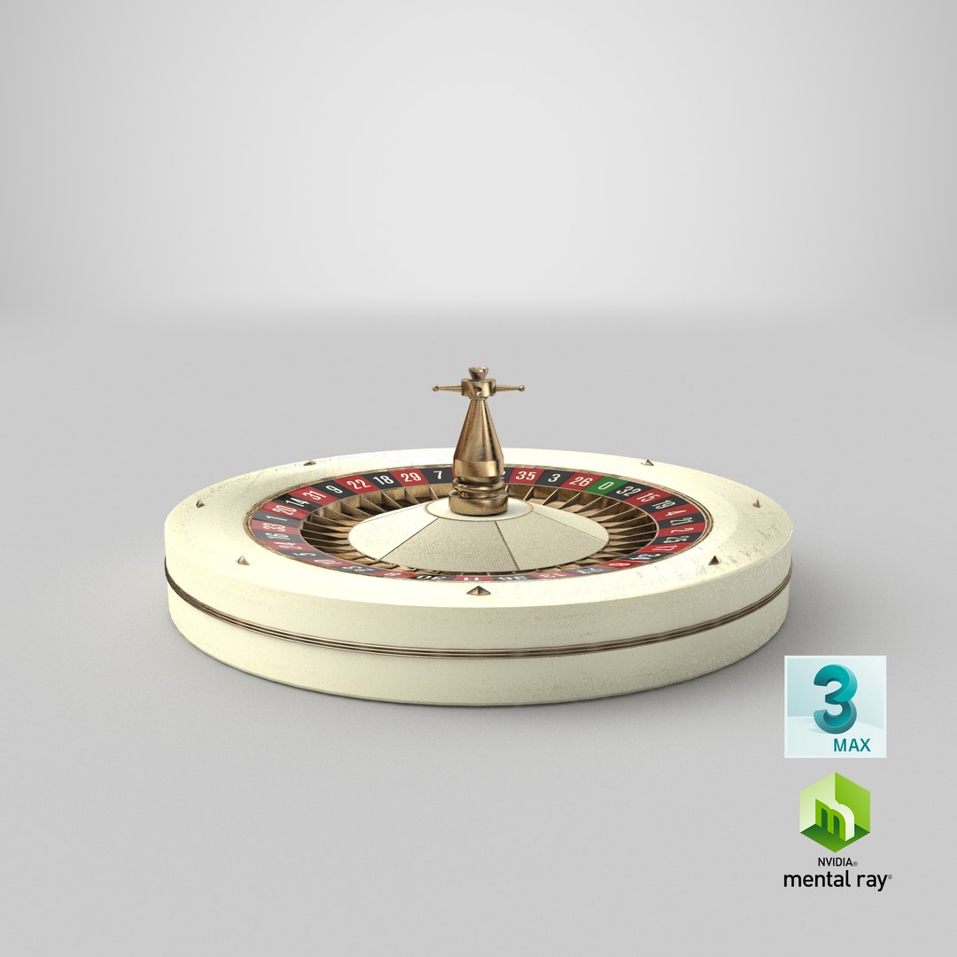 3D white roulette wheel games model - TurboSquid 1591785