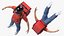 livreur de nourriture, porter, casque, neutre, pose