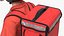livreur de nourriture, porter, casque, neutre, pose