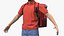 livreur de nourriture, porter, casque, neutre, pose