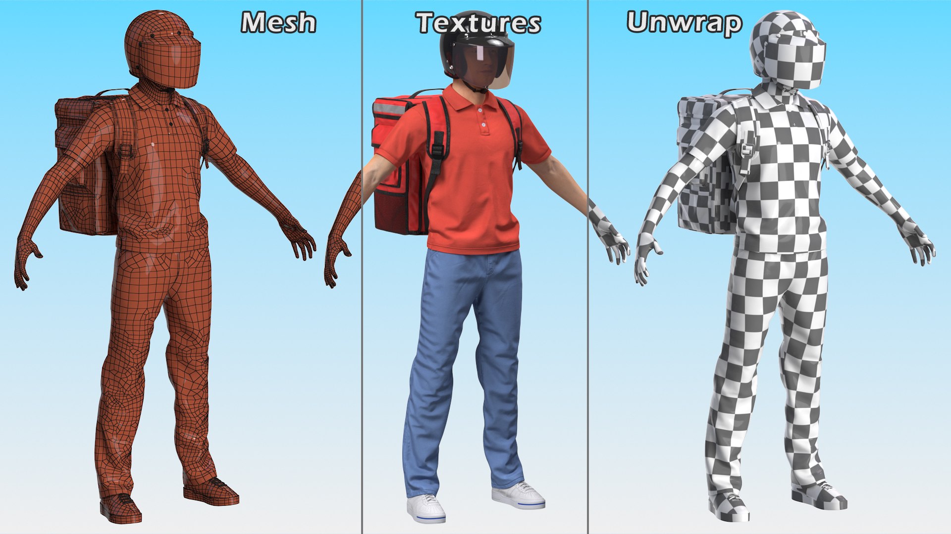 Food Delivery Man wearing Helmet Neutral Pose 3D model https://p.turbosquid.com/ts-thumb/VR/H0MEsU/cm/fooddeliverymanwearinghelmetneutralposemb3dmodel016/jpg/1637909255/1920x1080/fit_q87/ff09a701b74cc6e1c8707de5eef50e3f8df75a99/fooddeliverymanwearinghelmetneutralposemb3dmodel016.jpg