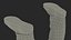 livreur de nourriture, porter, casque, neutre, pose