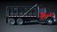 International workstar 7600 Dump Truck 3D