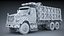International workstar 7600 Dump Truck 3D