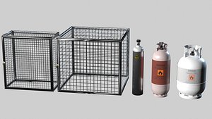 Propane Tanks with Safety Cage