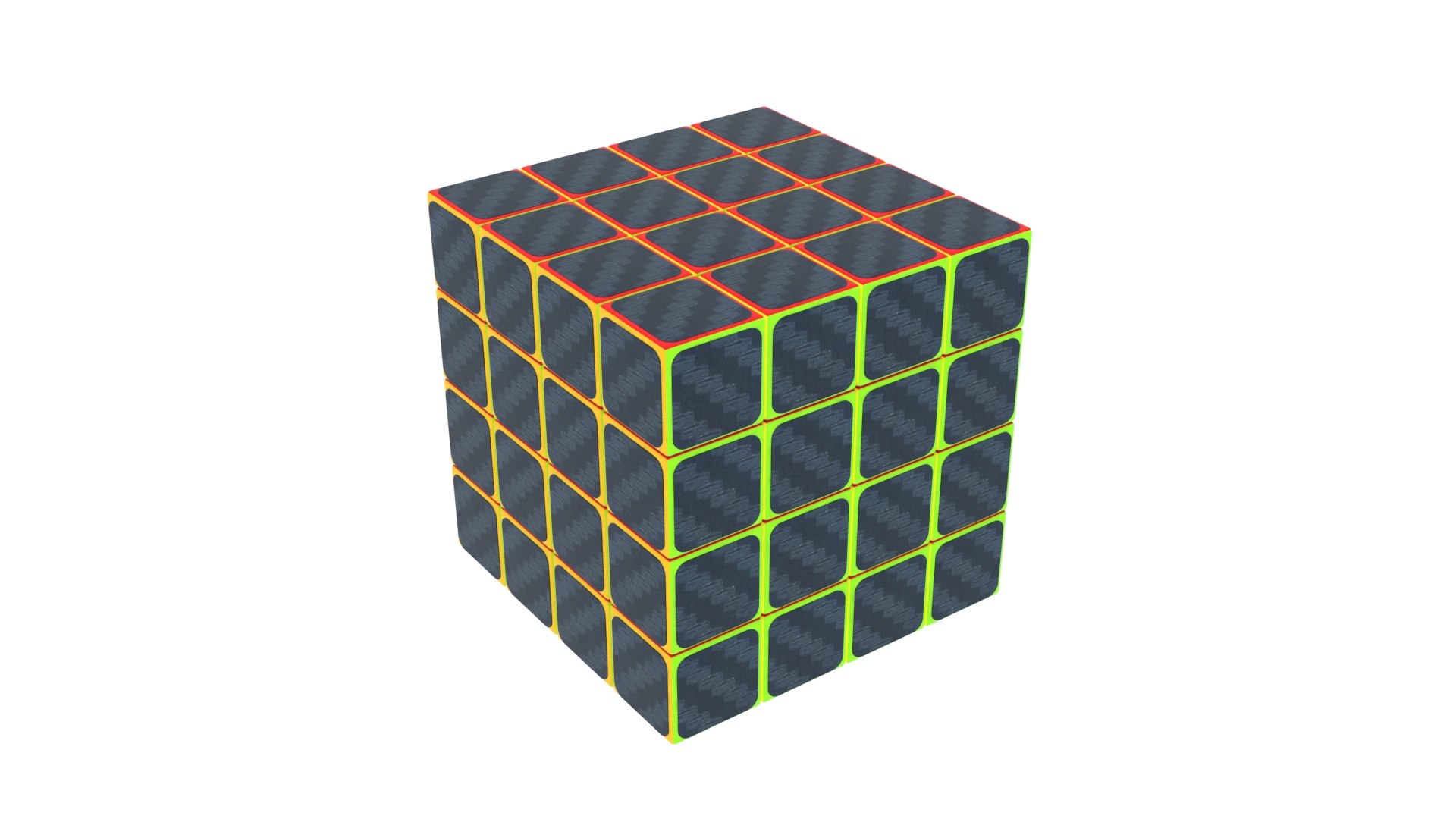 3D Rubiks Cube 4x4x4 - TurboSquid 1793383
