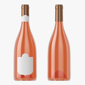 Wine bottle mockup 13 3D