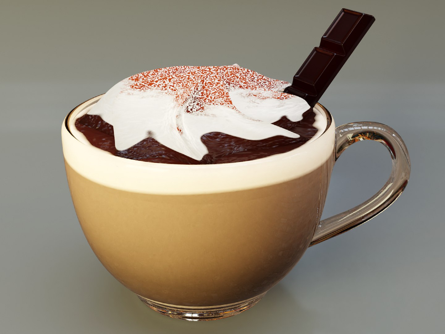 3D Chocolate Cup Model - TurboSquid 1668243