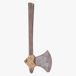 Wooden Rope Axe Remastered 3D