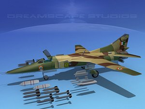 3d model mig-27 flogger india