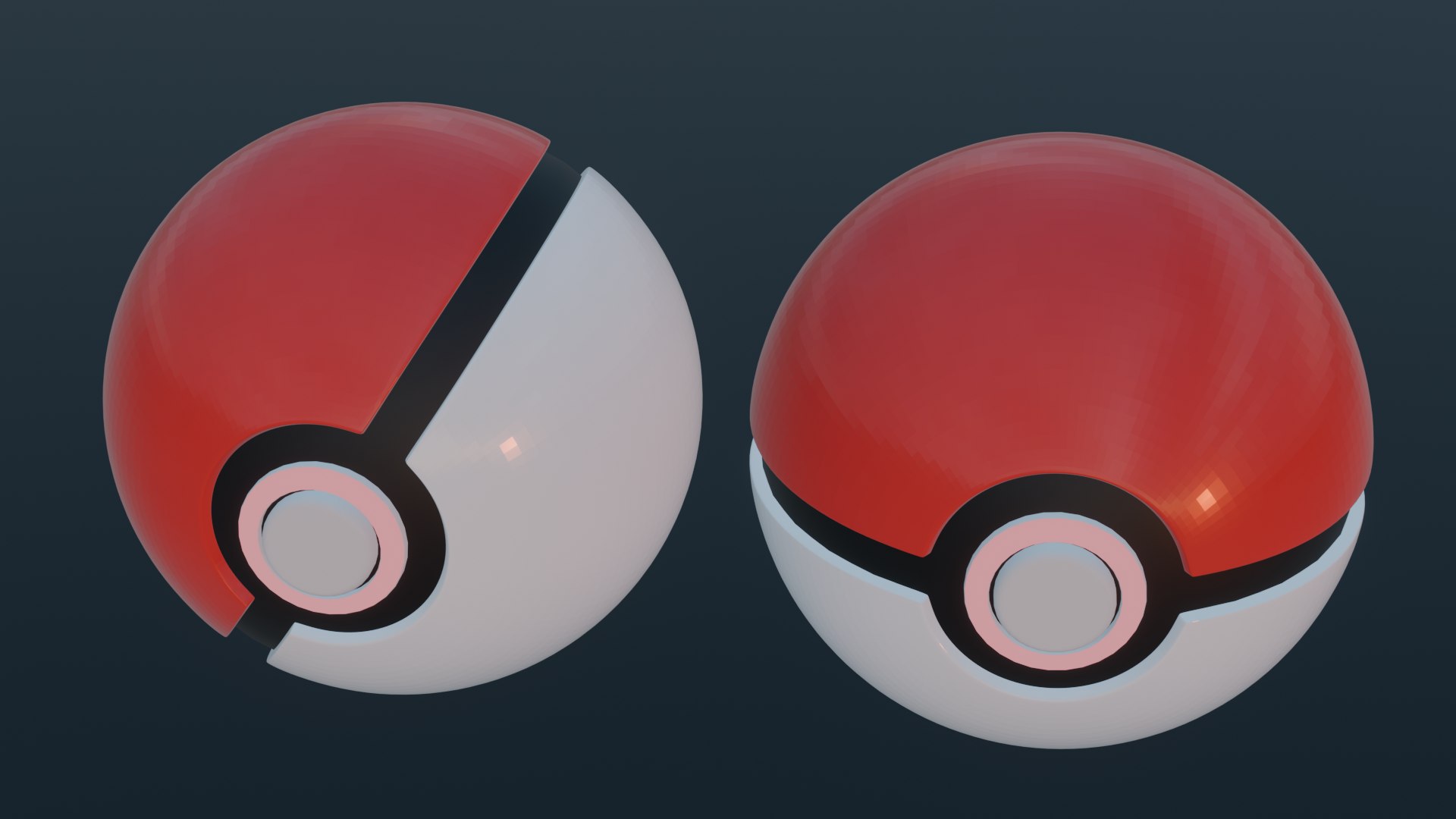 3D PokeBalls - TurboSquid 2237495