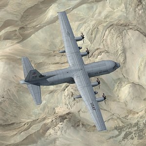 hercules c-130j 3d model