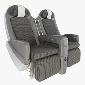 3d jal sky shell seat model