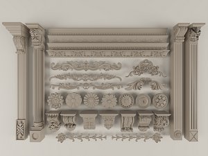 Classical Architectural Ornaments Columns