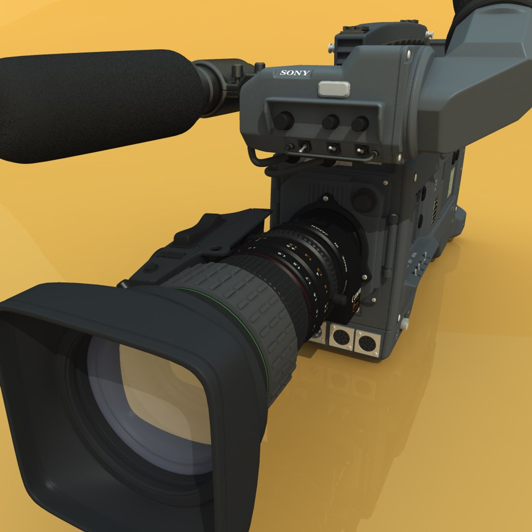 Digital Betacam Camera 3d Model