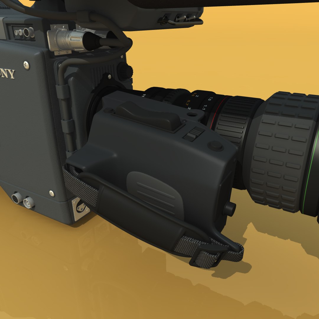 Digital Betacam Camera 3d Model